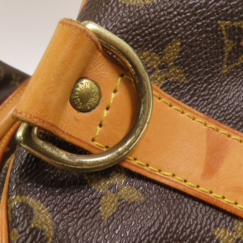 LOUIS VUITTON Monogram Keepall Bandouliere 50金扣波士頓包-24
