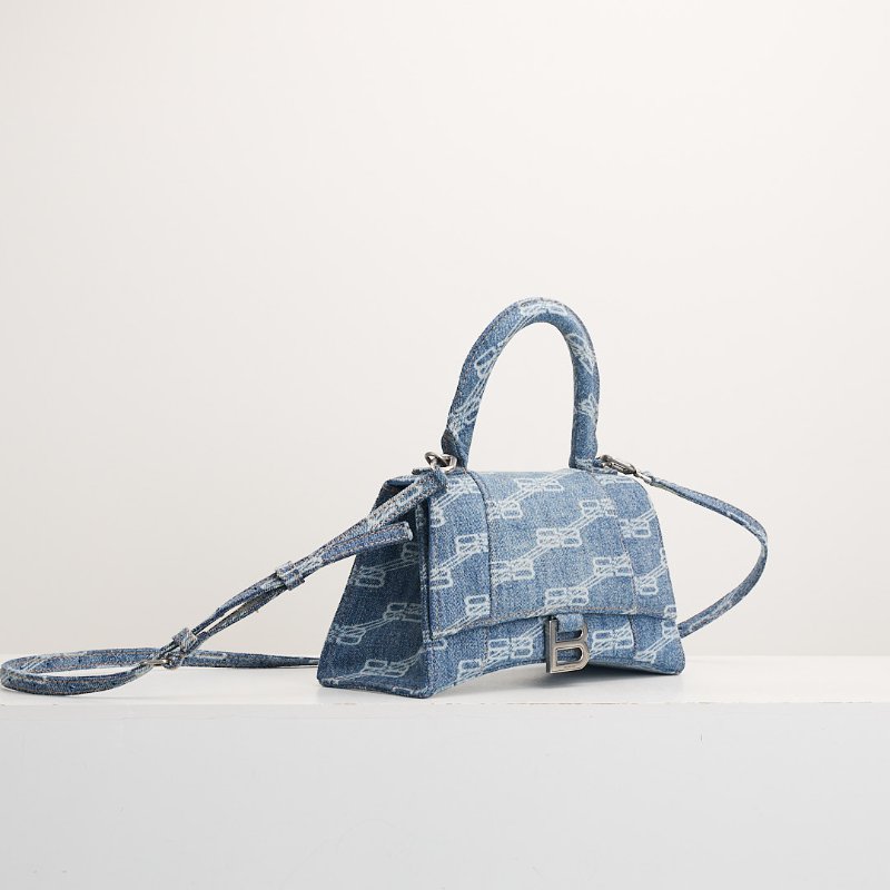 二手Balenciaga 小號牛仔沙漏包-2