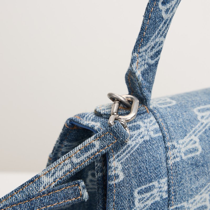 二手Balenciaga 小號牛仔沙漏包-4