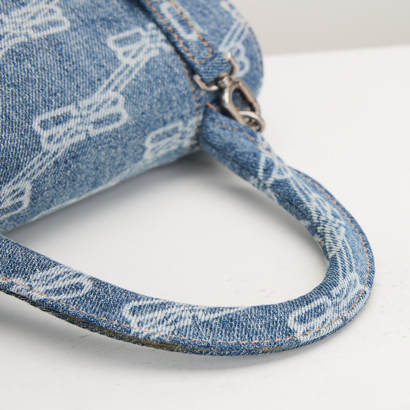 二手Balenciaga 小號牛仔沙漏包-6