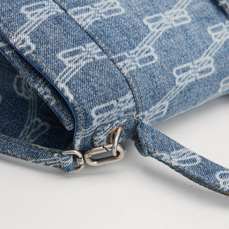 二手Balenciaga 小號牛仔沙漏包-7