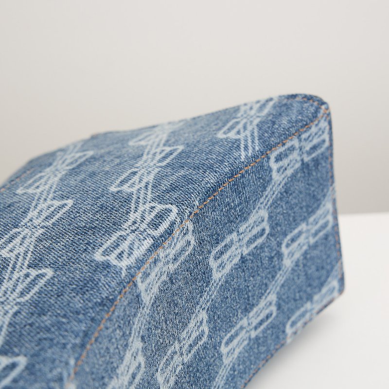 二手Balenciaga 小號牛仔沙漏包-11