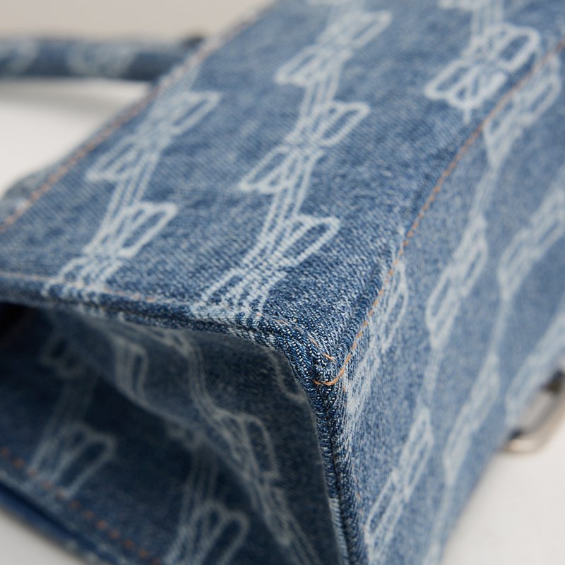 二手Balenciaga 小號牛仔沙漏包-12