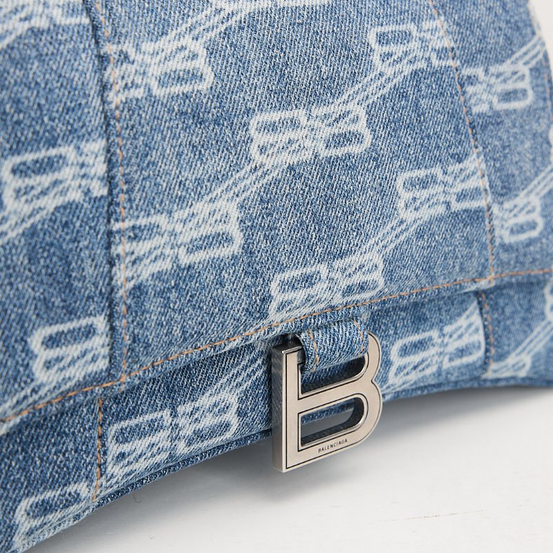 二手Balenciaga 小號牛仔沙漏包-13