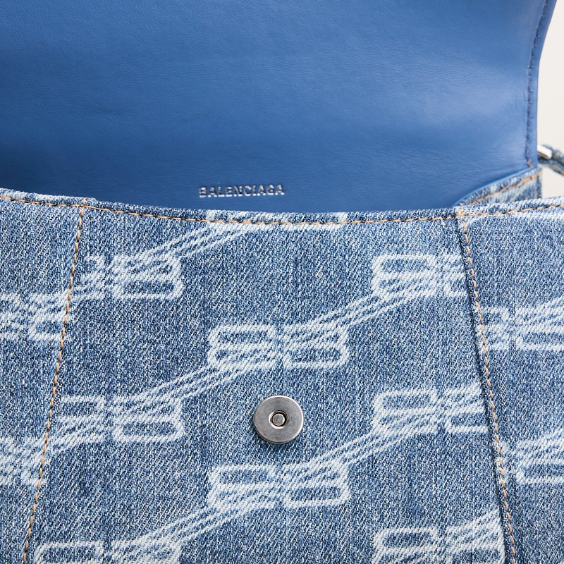 二手Balenciaga 小號牛仔沙漏包-16