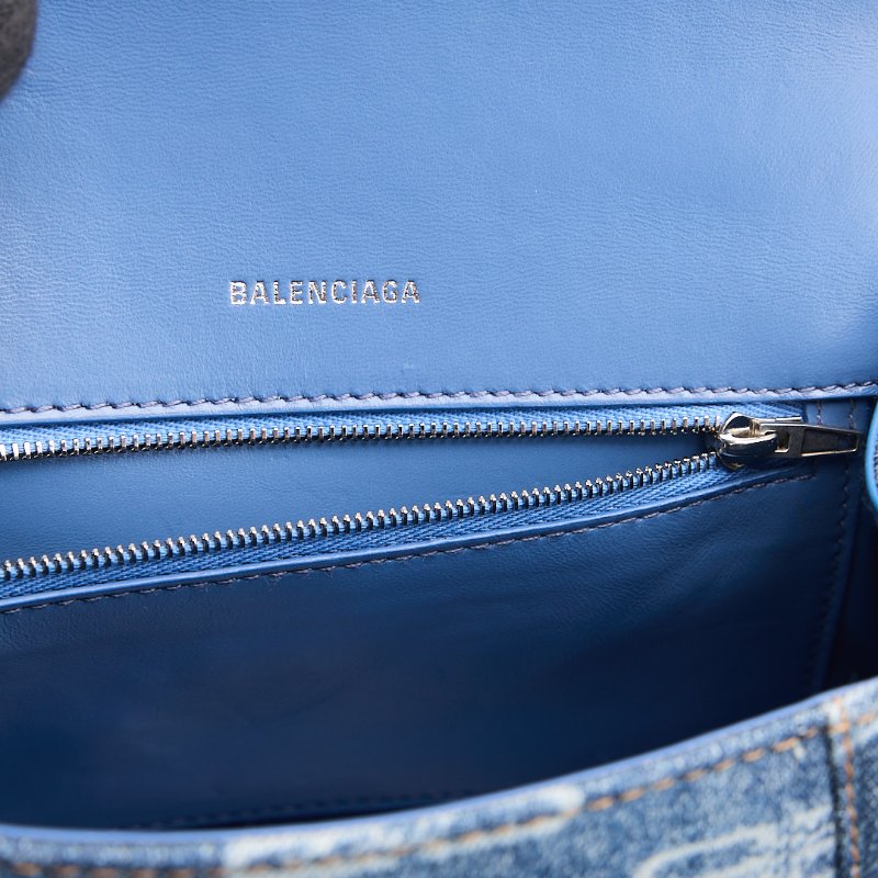 二手Balenciaga 小號牛仔沙漏包-18