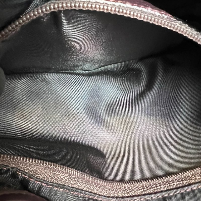 DIOR  紫鴕鳥皮馬鞍單肩包-8