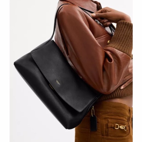 Coach 女士 翻蓋單肩包均碼碼30cm*12cm*18cm-3