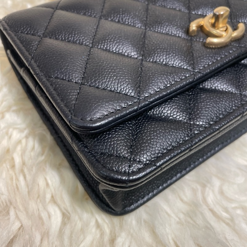 Chanel 心心扣WOC 牛皮-2