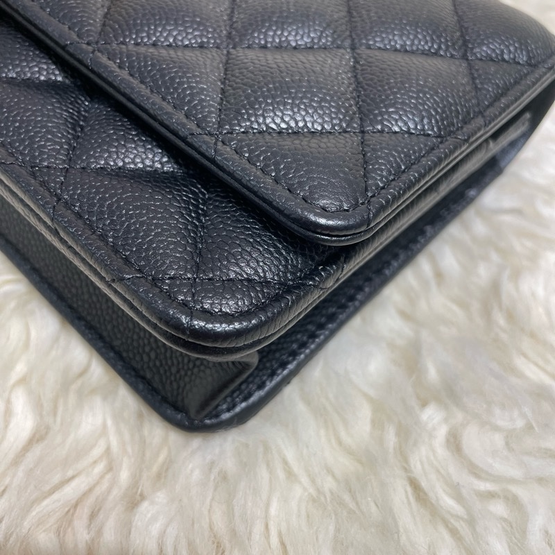 Chanel 心心扣WOC 牛皮-3