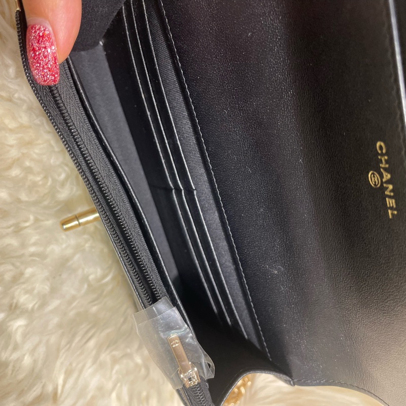 Chanel 心心扣WOC 牛皮-6