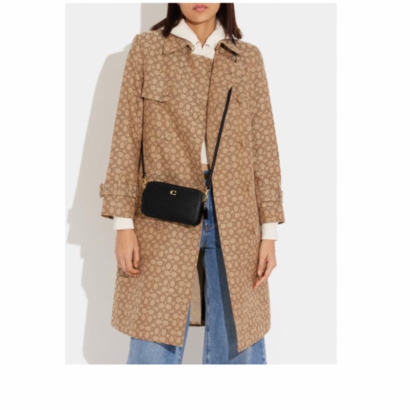 Coach 女士 徽標拉鍊單肩包均碼碼19cm*4cm*10.5cm-4