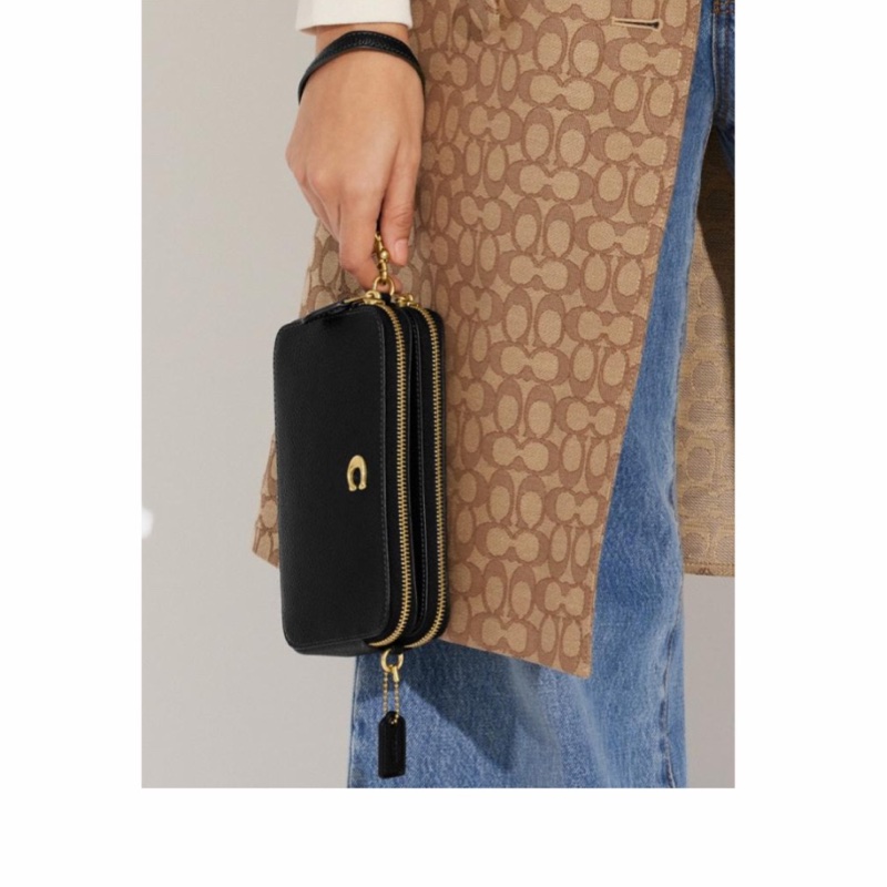 Coach 女士 徽標拉鍊單肩包均碼碼19cm*4cm*10.5cm-5