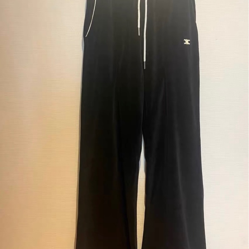 Celine絲絨床褲m碼-0