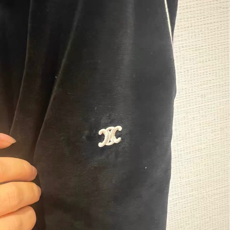 Celine絲絨床褲m碼-3