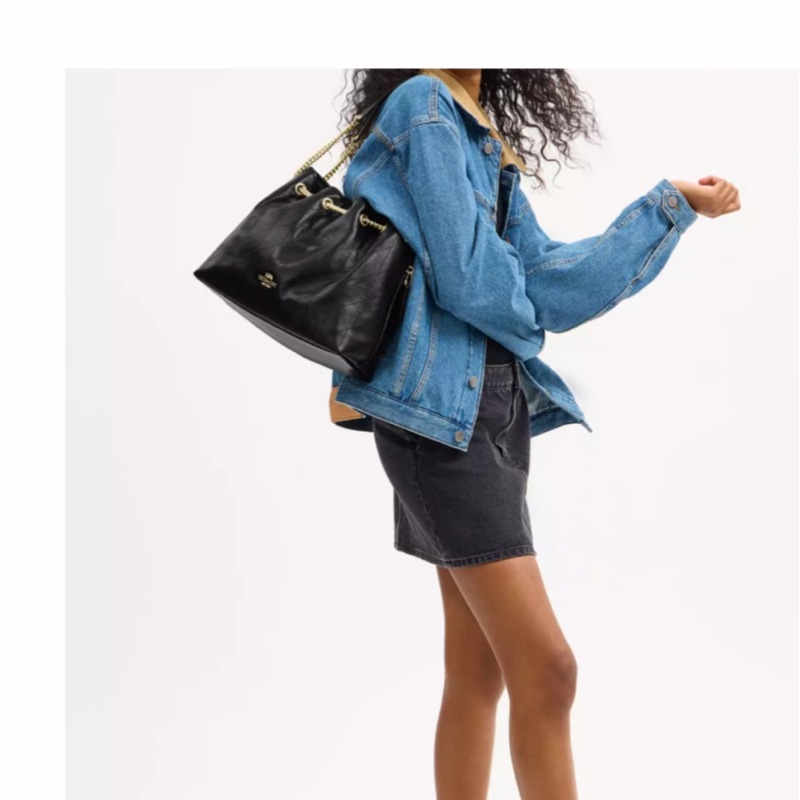 Coach 女士 Evelyn 單肩包均碼碼34cm*10.8cm*25cm-3