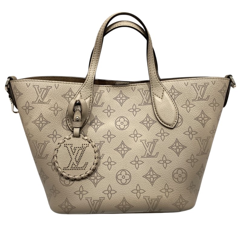 LOUIS VUITTON 路易威登 MAHINA BLOSSOM PM M21849 單肩包/兩用手提包 皮革 棕色-1