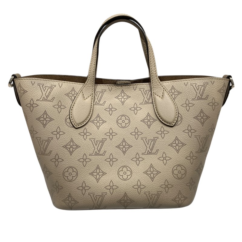 LOUIS VUITTON 路易威登 MAHINA BLOSSOM PM M21849 單肩包/兩用手提包 皮革 棕色-2