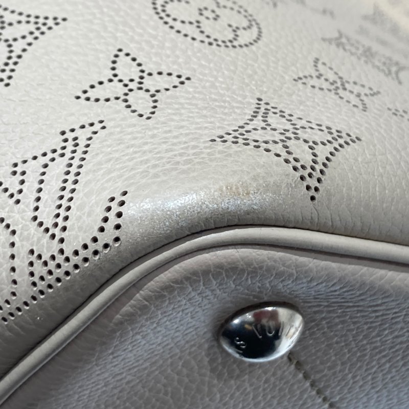 LOUIS VUITTON 路易威登 MAHINA BLOSSOM PM M21849 單肩包/兩用手提包 皮革 棕色-7