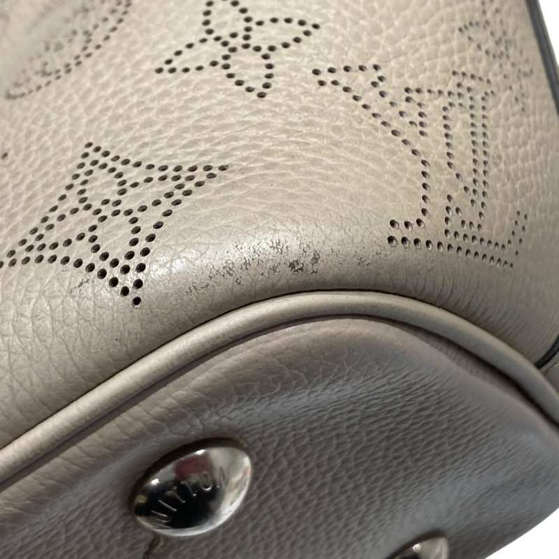 LOUIS VUITTON 路易威登 MAHINA BLOSSOM PM M21849 單肩包/兩用手提包 皮革 棕色-8