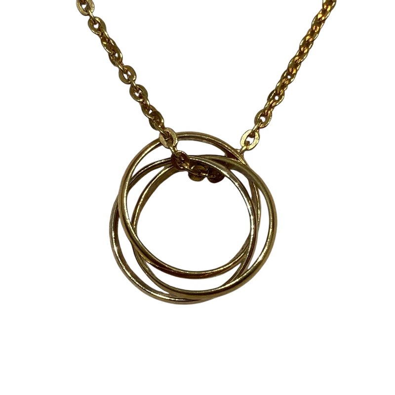 CARTIER B7224574 卡地亞 TRINITY NECKLACE 18K 項鍊 YG-1