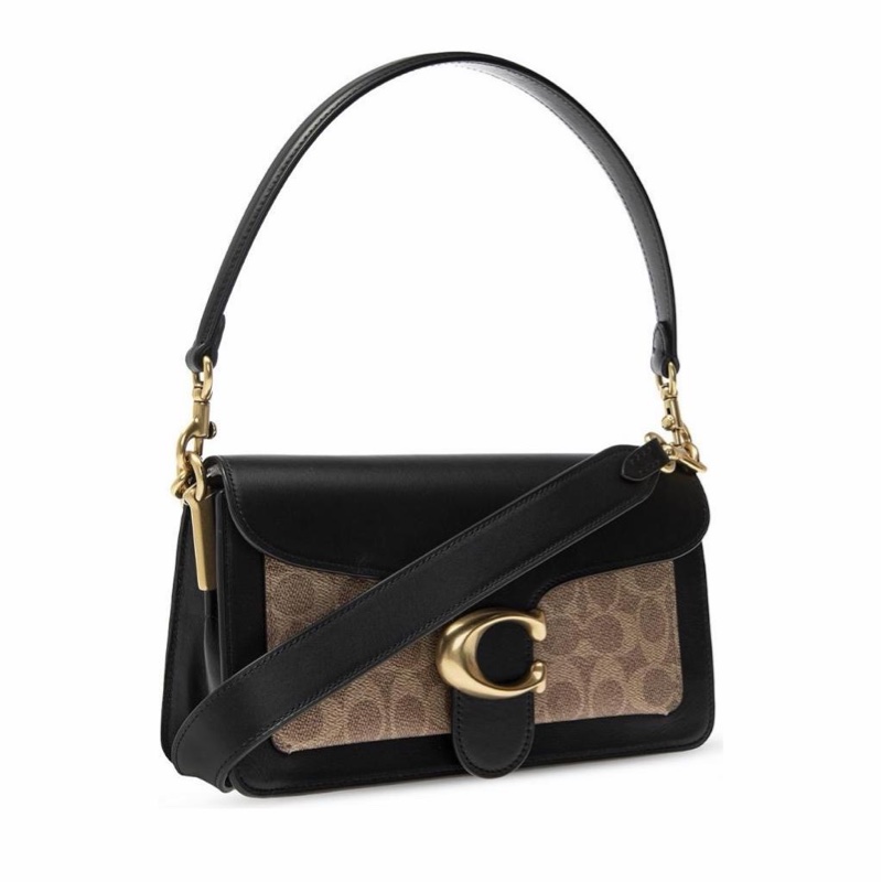 Coach 女士 徽標單肩包均碼碼長：26cm，寬：7.5cm，高：15cm-1