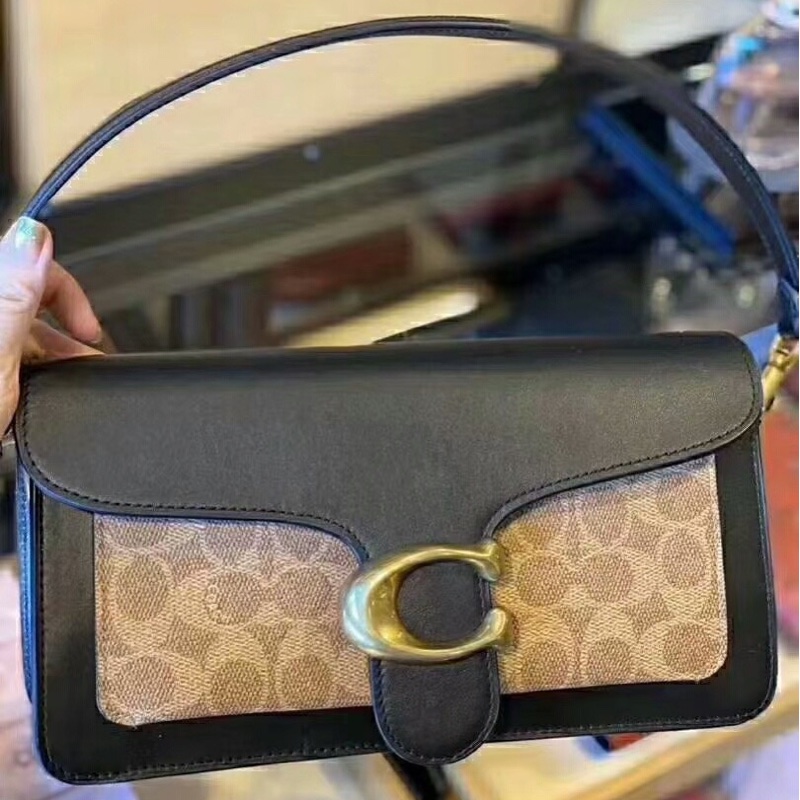 Coach 女士 徽標單肩包均碼碼長：26cm，寬：7.5cm，高：15cm-2