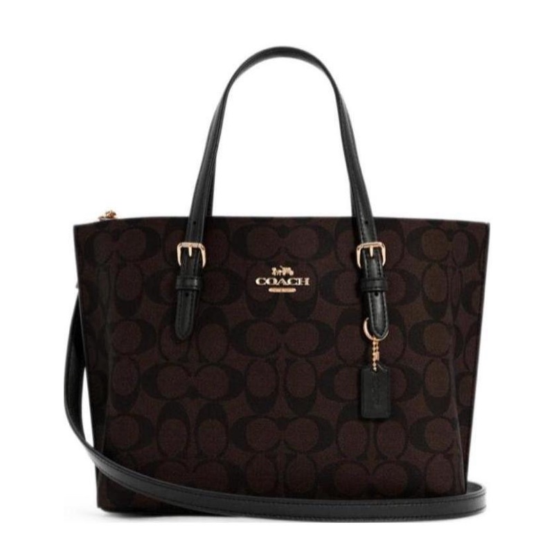 Coach 女士 徽標印花手提包均碼碼長 :25CM,寬 :12CM,高 :19CM-4