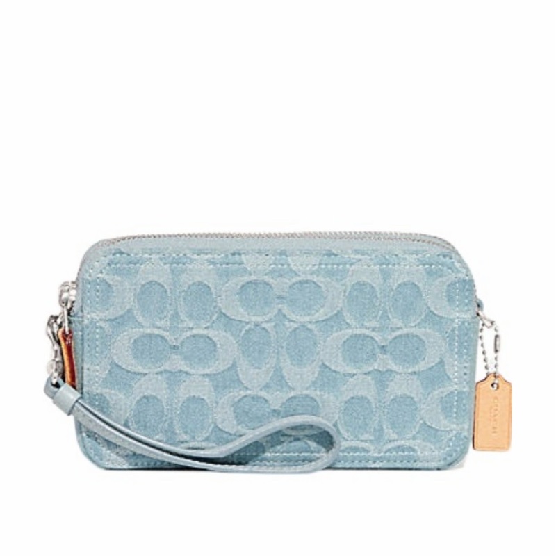 Coach 女士 Kira 牛仔斜挎包均碼碼19cm*4cm*10.5cm-0