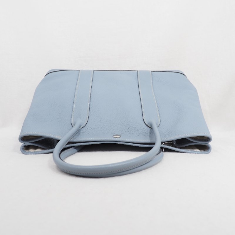 Hermes愛馬仕Garden Party GP36 花園包大號 亞麻藍-9