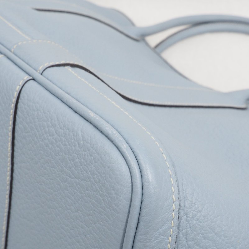 Hermes愛馬仕Garden Party GP36 花園包大號 亞麻藍-16