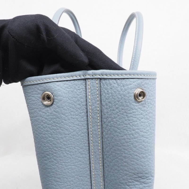 Hermes愛馬仕Garden Party GP36 花園包大號 亞麻藍-21