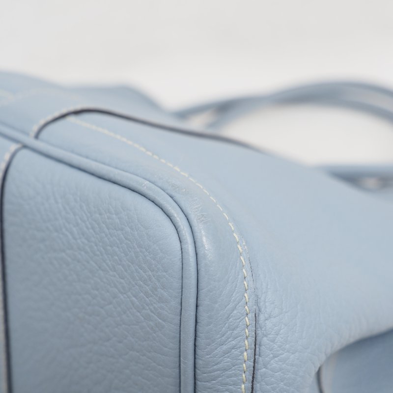 Hermes愛馬仕Garden Party GP36 花園包大號 亞麻藍-24