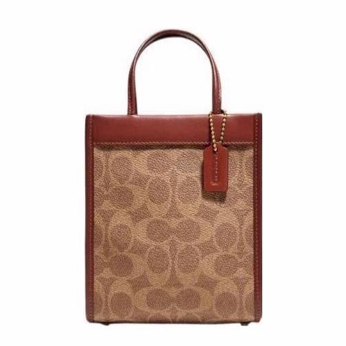 Coach 女士 徽標斜挎包均碼碼長：14cm，寬：8cm，高：17cm-0