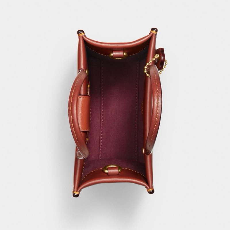 Coach 女士 徽標斜挎包均碼碼長：14cm，寬：8cm，高：17cm-2