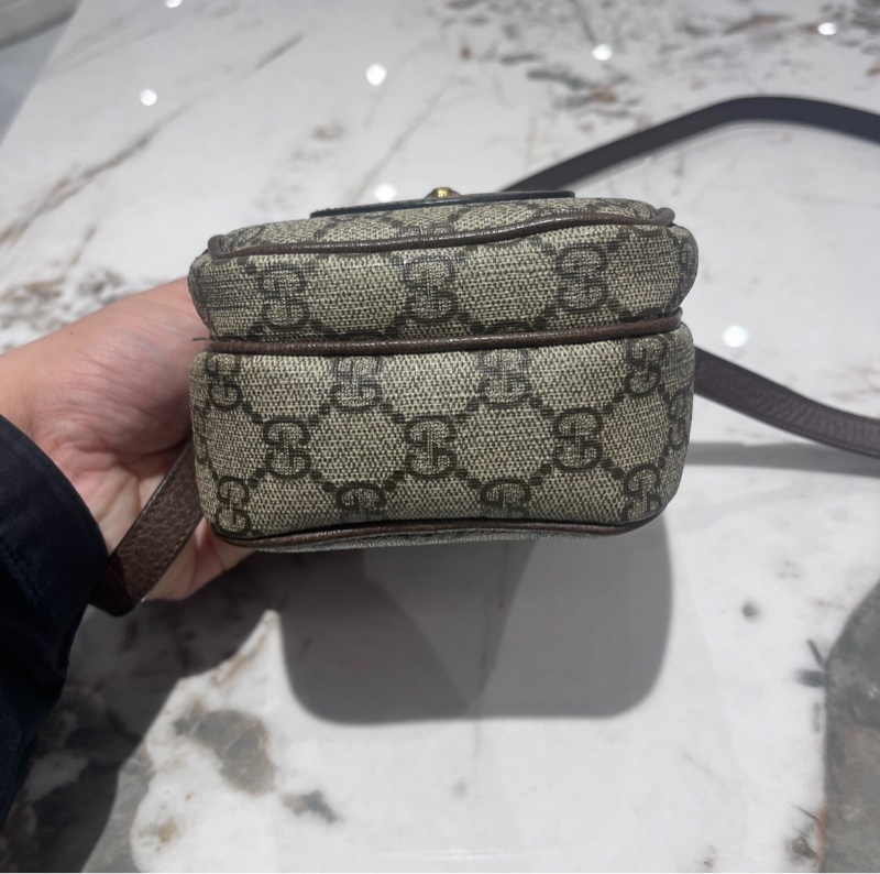 【全網最低價✨ 95% 新】Gucci古馳相機包 GUCCI Neo Vintage系列 帆布拼皮|手機包|單肩包|斜挎包-3