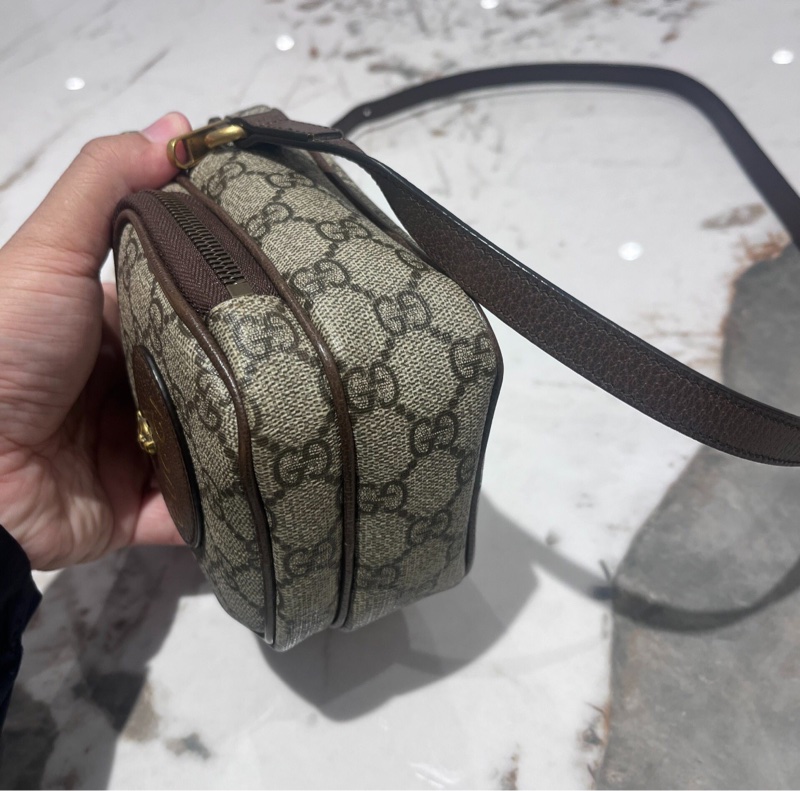 【全網最低價✨ 95% 新】Gucci古馳相機包 GUCCI Neo Vintage系列 帆布拼皮|手機包|單肩包|斜挎包-5