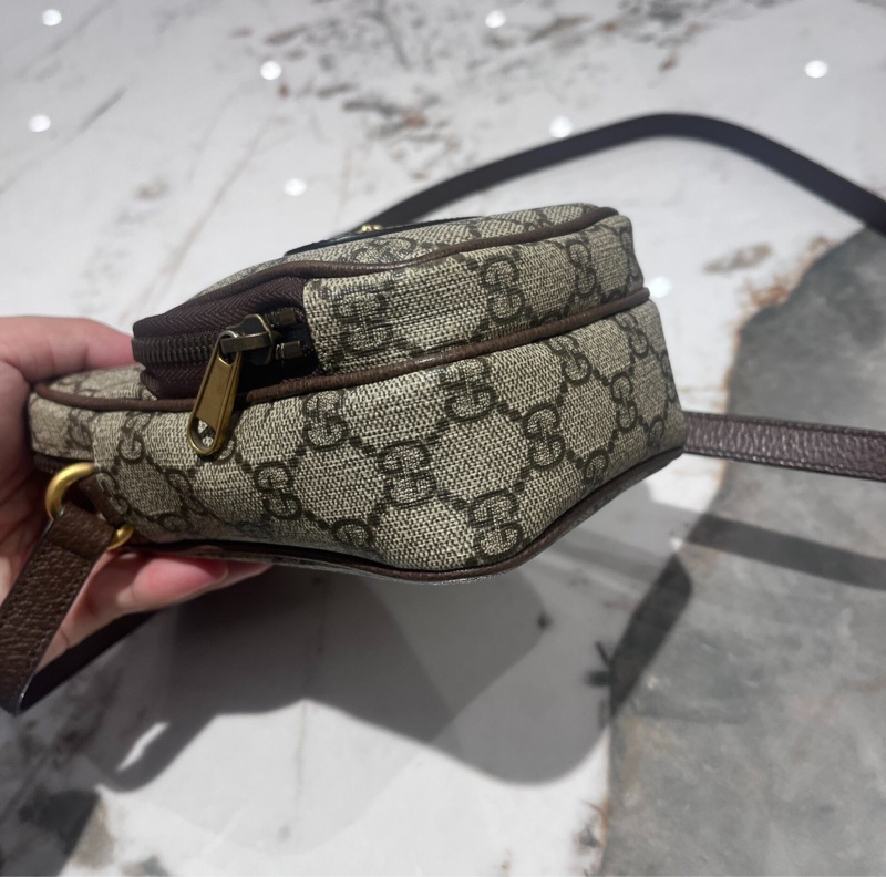 【全網最低價✨ 95% 新】Gucci古馳相機包 GUCCI Neo Vintage系列 帆布拼皮|手機包|單肩包|斜挎包-6