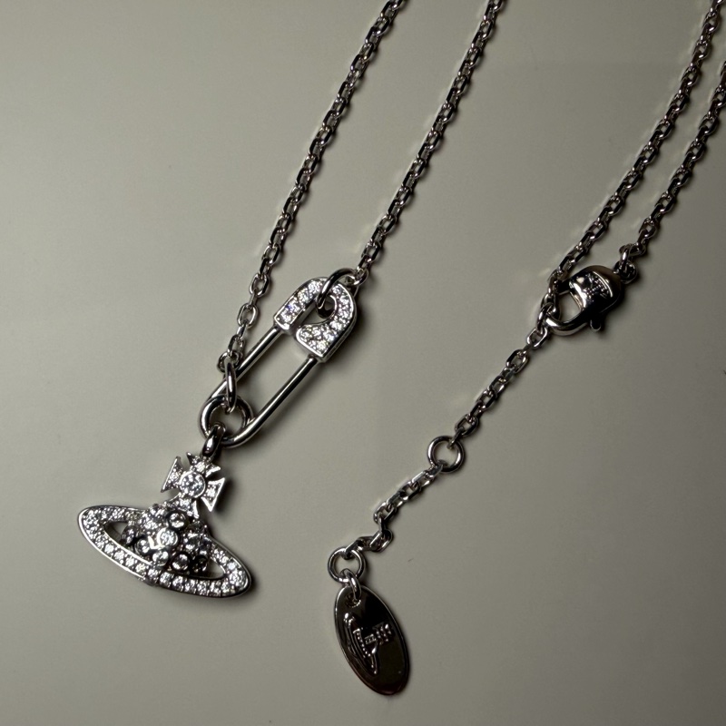 Vivienne Westwood🪐Lucrece Pendant Necklace 別針項鍊-0