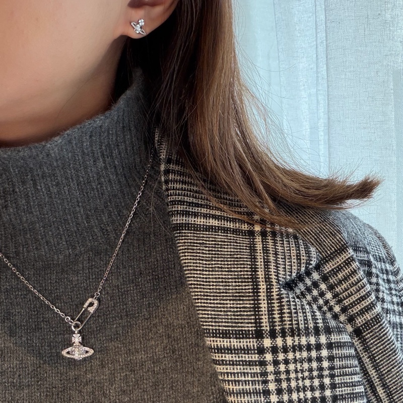 Vivienne Westwood🪐Lucrece Pendant Necklace 別針項鍊-1
