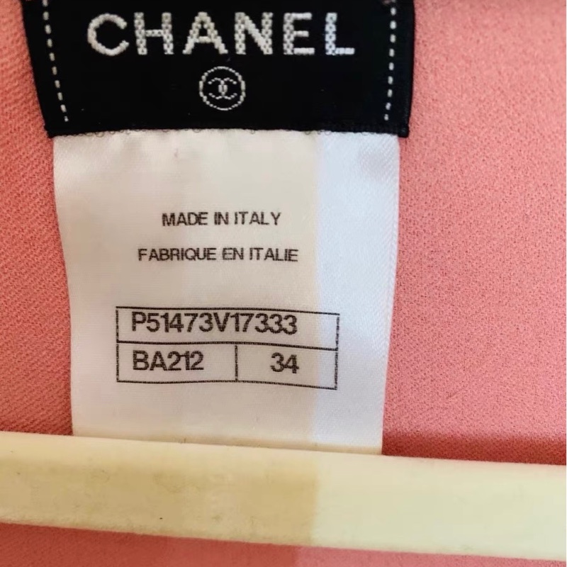 Chanel真絲連衣裙有34碼和38碼-3