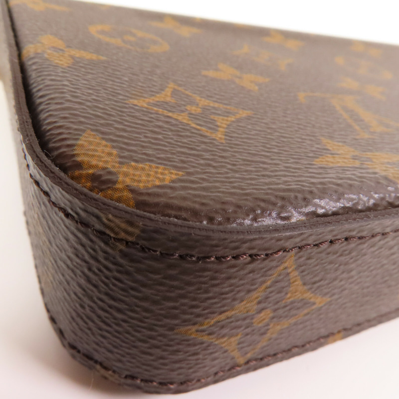 LOUIS VUITTON Monogram Felicie Pochette金扣鏈帶肩背袋-8