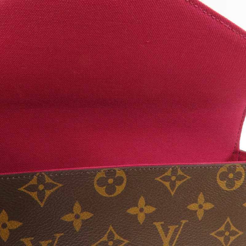 LOUIS VUITTON Monogram Felicie Pochette金扣鏈帶肩背袋-9