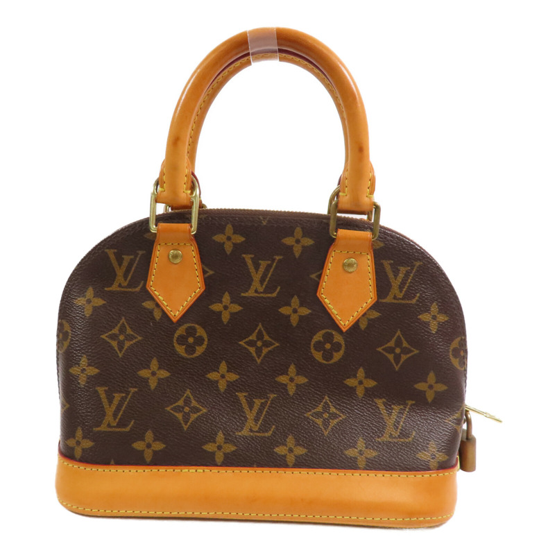 LOUIS VUITTON Monogram Alma BB金扣手挽肩背兩用袋-1