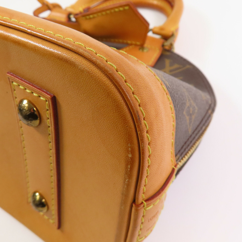 LOUIS VUITTON Monogram Alma BB金扣手挽肩背兩用袋-7