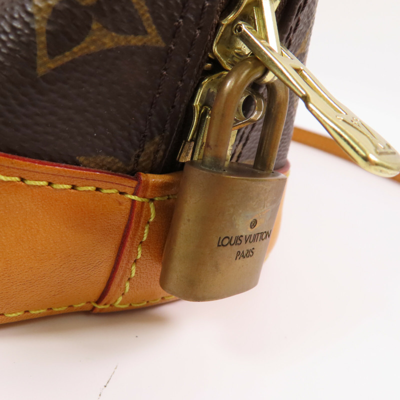 LOUIS VUITTON Monogram Alma BB金扣手挽肩背兩用袋-11