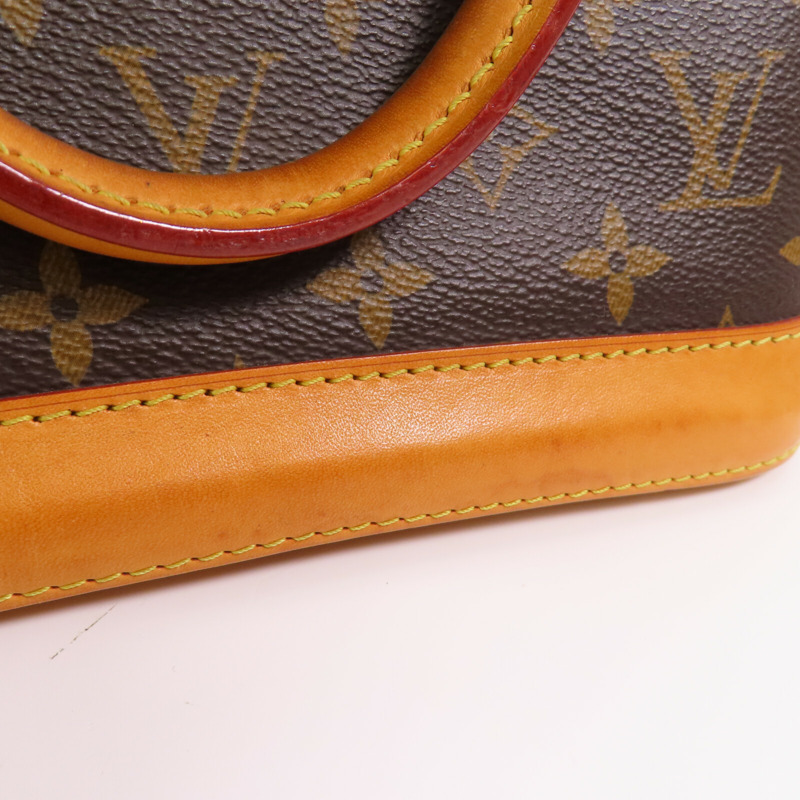LOUIS VUITTON Monogram Alma BB金扣手挽肩背兩用袋-15