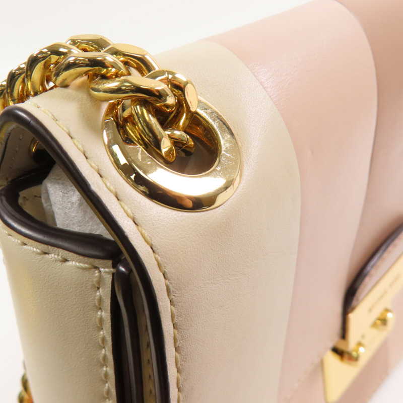 Michael Kors 牛皮皮革Chain Shoulder Bag金扣鏈帶肩背袋-15