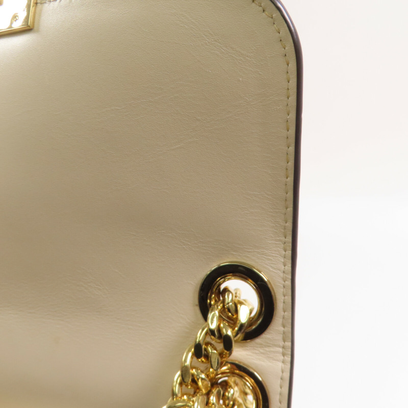 Michael Kors 牛皮皮革Chain Shoulder Bag金扣鏈帶肩背袋-19