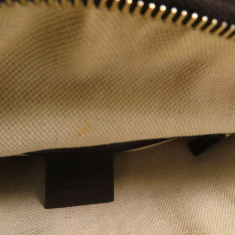 GUCCI GG帆布Boston Bag金扣手挽肩背兩用袋-17